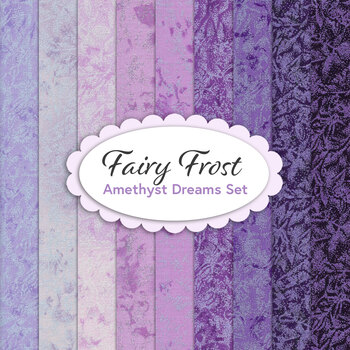 Fairy Frost  9 FQ Set - Amethyst Dreams Set by Michael Miller Fabrics