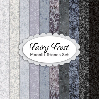 Fairy Frost  10 FQ Set - Moonlit Stones Set by Michael Miller Fabrics