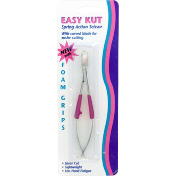 Easy Kut Spring Action Scissors - Purple