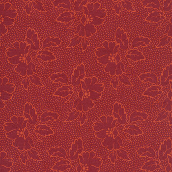 Secret Stash - Warms 8752-R Red Silhouette Floral by Edyta Sitar for Andover Fabrics REM