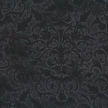 Joyful Traditions T7752-213S Onyx/Silver by Hoffman Fabrics