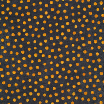 Black Cat Capers 24125-99 Black Dots by Northcott Fabrics REM #2