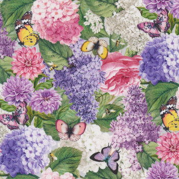 Scented Garden DP23967-92 by Deborah Edwards for Northcott Fabrics REM