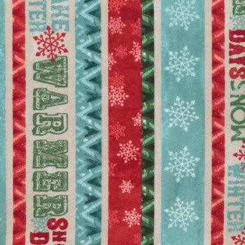 Warmin' Up Winter Flannel F24186-11 by Northcott Fabrics