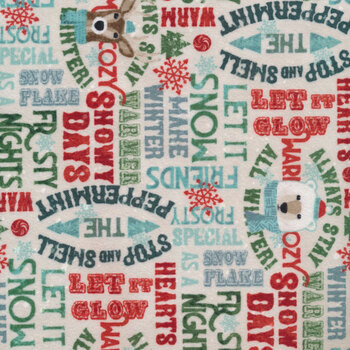 Warmin' Up Winter Flannel F24187-11 by Northcott Fabrics