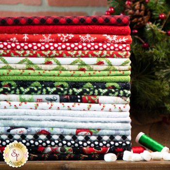 Snow Place Like Home Flannel  21 FQ Set by Sharla Fults for Studio E Fabrics