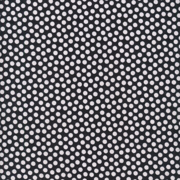 Snow Place Like Home Flannel F5704-90 Black Dots by Sharla Fults for Studio E Fabrics