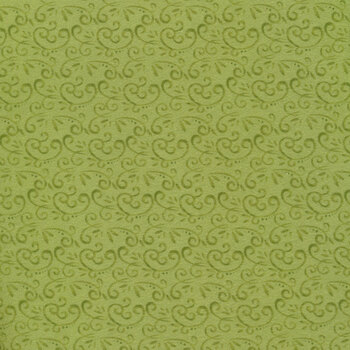 Snow Place Like Home Flannel F5708-66 Green Swirl by Sharla Fults for Studio E Fabrics