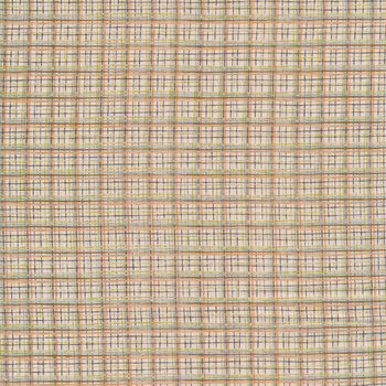 All For Christmas 2673-33 Cream Check by Anni Downs for Henry Glass Fabrics REM