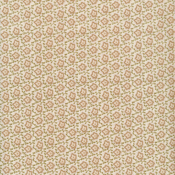 Hello Fall 2692-33 Cream Oak Leaf by Hannah West for Henry Glass Fabrics REM #3