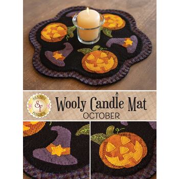  Wooly Candle Mat - October - Wool Kit