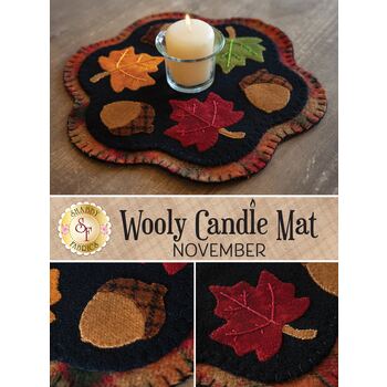  Wooly Candle Mat - November - Wool Kit
