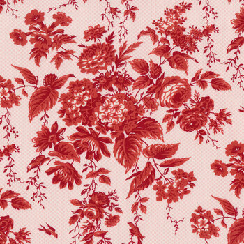 Roselyn 14910-24 Floral Rose Red by Minick & Simpson for Moda Fabrics REM