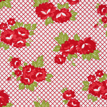 Sunday Stroll 55221-12 Red by Bonnie & Camille for Moda Fabrics