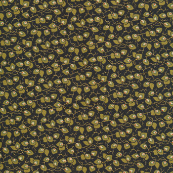 Secret Stash - Cool Tones 9582-G Sage Leaf and Vine by Edyta Sitar for Andover Fabrics