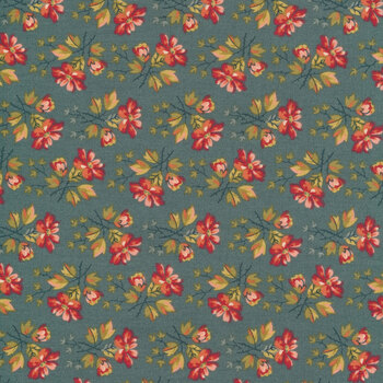 Secret Stash - Earth Tones 8615-T Juniper Berries Wild Flower by Edyta Sitar for Andover Fabrics REM