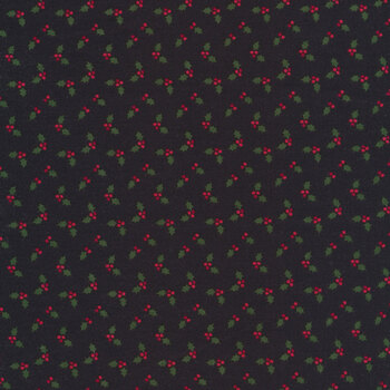 Holly Holiday C10886-CHARCOAL Holly Charcoal by Riley Blake Designs REM
