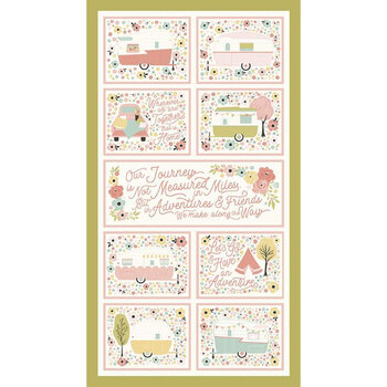 Joy in the Journey C10686-OLIVE Panel Olive by Riley Blake Designs