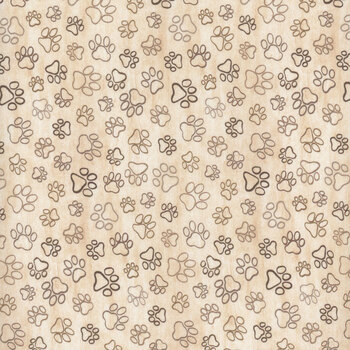 I Love My Dog CD8556-Natural by Timeless Treasures