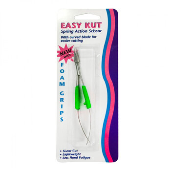 Easy Kut Spring Action Scissors - Green