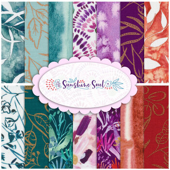 Sunshine Soul  14 FQ Set by Create Joy Project for Moda Fabrics