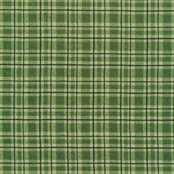 Winter Forest 39696-779 Plaid Green by Susan Winget for Wilmington Prints REM