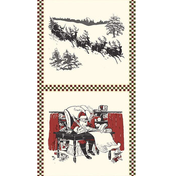 Christmas at Buttermilk Acres P10912-PANEL Pillow Panel Sleigh by Riley Blake Designs