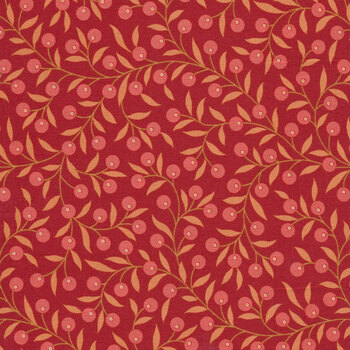 The Seamstress 9771-R Crimson Thimble by Edyta Sitar for Andover Fabrics