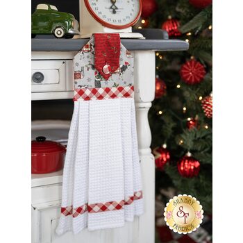  Hanging Towel Kit - Homegrown Holidays - Gray With Animals