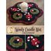 A collage showing the December Wooly Candle Mat