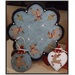 Christmas reindeer candle mat pattern and Christmas ornaments
