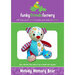 Melody Memory Bear Pattern Front purple and green background with example teddy bear