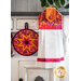 The coordinating Kasada Hanging Towel and Folded Star Hot Pad