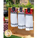 The three coordinating colors of the Hanging Towels made with Peace, Love & BBQ fabrics