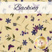 The coordinating backing for the Log Cabin Throw Quilt - Violet Hill