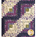 A close up of the log cabin blocks in the Log Cabin Throw Quilt - Violet Hill