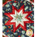 The center star design on the navy Folded Star Hot Pad made with Sunday Stroll fabrics
