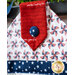 The lovely pinwheel fabric used in the Land of Liberty Hanging Towel