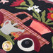 Wool appliqué truck with florals.