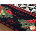 Christmas themed table runner featuring 