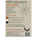 The back of the Happy Halloween Cross Stitch pattern listing the suggested floss colors.