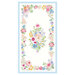 A white floral quilt panel included in the Cherish fabric collection