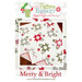 The front of the Merry & Bright quilt pattern by The Pattern Basket