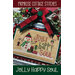 The front of the Jolly Happy Soul Cross Stitch pattern by Primrose Cottage showing the finished project.