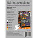 The back of the Halloween Kisses pattern by Lindsey Weight for Primrose Cottage Stitches showing the list of required floss colors.