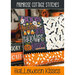 The front of the Halloween Kisses pattern by Lindsey Weight for Primrose Cottage Stitches showing the finished project.