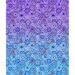 A blue and purple geometric ombre fabric