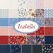 A collage of patriotic inspired fabrics from the Isabella collection