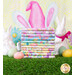A Hoppy Easter FQ and Panel Set in a springtime setting.