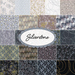 A collage of metallic fabrics from the Silverstone collection